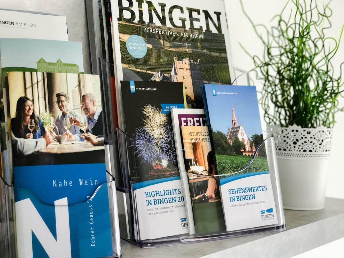 Schoene, Neue Ferienwohnung Am Rhein Und Mit Balkon Bingen am Rhein Ngoại thất bức ảnh